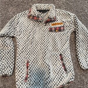 Simply Southern Kids' Checkered Fleece Jacket